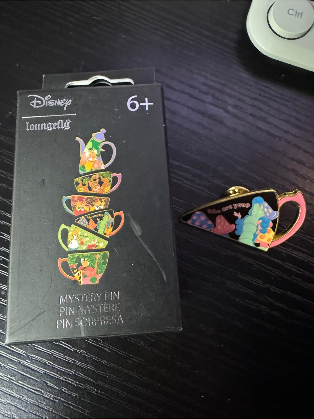 Disney Loungefly Alice in Wonderland Teapot Enamel Pin - Absolem
